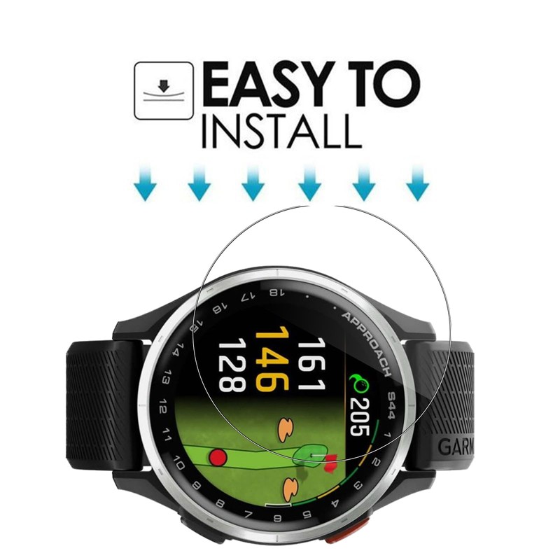 3 Pack Screen protector for Garmin Approach S44, Electro-weideworld Self-Healing