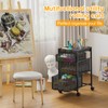 Rolling Utility Cart with 3 Drawers, Craft Organizer and Storage