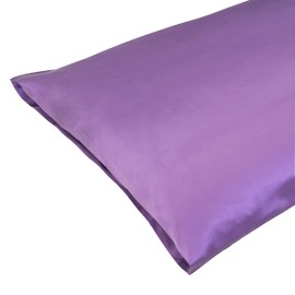 Jasmine Silk 100% 19 Momme Charmeuse Silk Pillowcase (LAVENDER) 50 cm x 75 cm - RRP £35