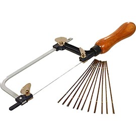 FindingKing Swiss Sawblades Platinum & Hand Saw Frame Jewelers Tool Saw Blades