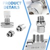 Hydraulic Adjustable Flow Control Valve Compatible with Mini Excavator Hydraulic