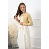 BlackButterfly Children's Long Sleeve Bolero Sparkle Cardigan Girls, gold