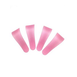 12Pcs Hair Wax Clean Spatulas Sticks Plastic Makeup Scraper Applicator Beauty Tools for Creams Hair Waxing Removal (Random Color)