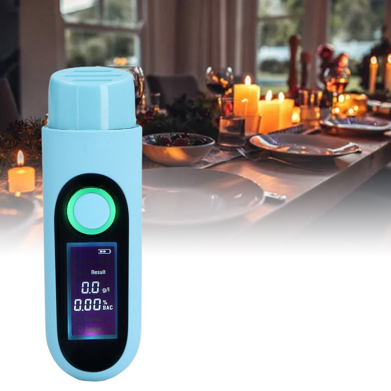 Breathalyzer Professional Portable Digital Contactless Breath Tester Sensitive Driving Analyzer