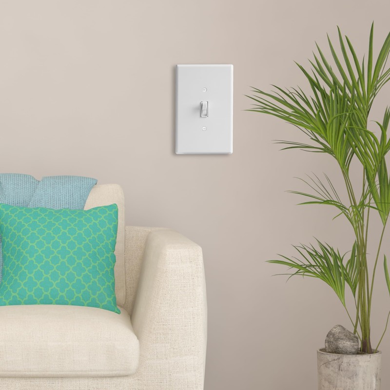 Bates- Light Switch Plates, 10 Pack, 4.88" x 3.11", Mid-