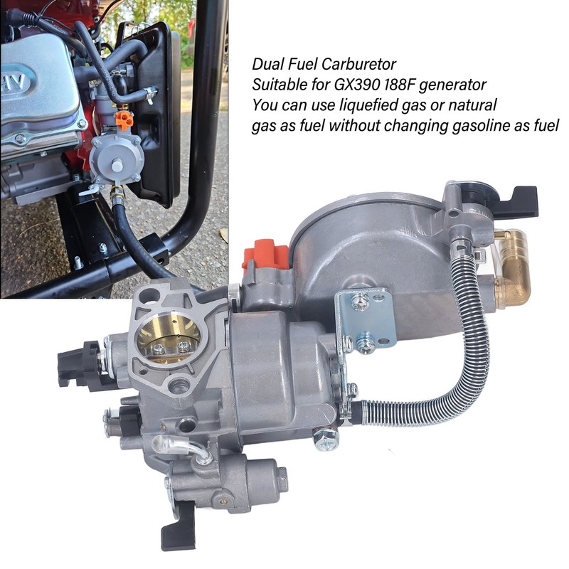 Dual Fuel Carburetor 5‑7KW Gasoline Generator Carburetor LPG NG Conversion