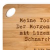Mr. & Mrs. Panda Bamboo Chopping Board with German Text