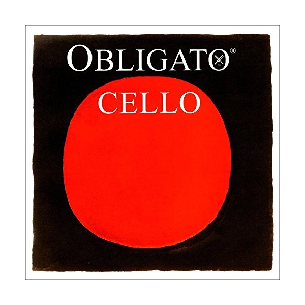 Pirastro Obligato 4/4 Cello D String - Chromesteel/Synthetic - Medium