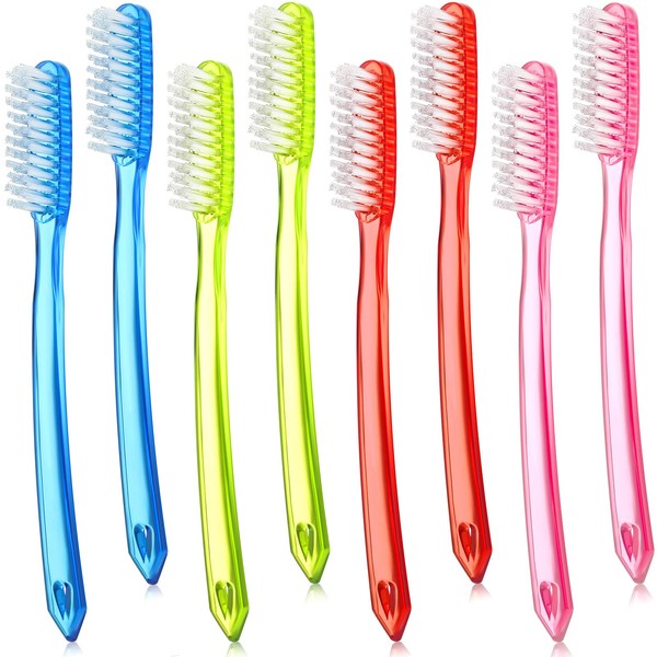 8 Pieces Extra Hard and Firm Toothbrush Huge Head Toothbrush Full Head Toothbrush Manual Toothbrush for Cleaning Tooth Stain Tooth Whitening Teeth Toothbrush