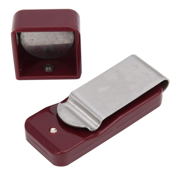 Asixxsix Snooker Chalk Holder, Lightweight Snooker Chalk Cover, Coffee Color
