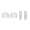 Shure Sure MoveMic Windscreen, Clip Cover Kit, AMV-LAV-WS/W-KIT, White: Noise