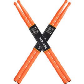 Drum Sticks 5A Drumsticks (2Pack-Orange)
