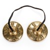 Foraineam Tingsha Cymbals Meditation Chime Bells, 2.5 Inch Brass Tibetan