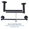 Magnetic Paper Towel Holder for Fridge, Adjustable Stainless Steel Rod,