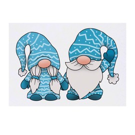 'Gonk Couple' Temporary Tattoo - Water Resistant, Skin-Safe, Non-Toxic Transfer (TO00081025)