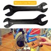 Bicycle Cone Wrench, Upgraded Accurate Bicycle Wheel Hub Wrench Carbon