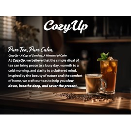 Cozy Up Earl Grey Tea K-Cup Pods, 36-Count, Compatible with Keurig Brewers