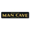 Welcome Man Cave Sign, Established Date Sign, Custom Est Date
