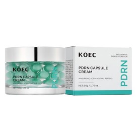 SHEEYOON Face Moisturizer Capsule Cream with PDRN, Hyaluronic Acid & Mutiple Petides, Anti-aging Boost Hydration Radiance Skin Nourishing Cream, 1.76 oz.