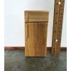 Handley Dollhouse Fridge Modern Refrigerator Freeze Light Oak 1:12 Scale