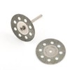10 Pcs Rotary Tool 30mm Wheel Discs 8 Holes Diamond