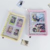 Kpop Photocard Binder with 6 Stickers Sheet & 50 Shinning