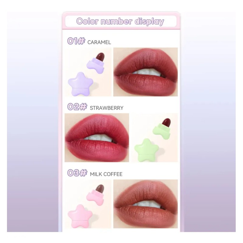 Juego De Mini Pintalabios, Brillo De Labios En Forma
