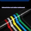 100 Pcs Releasable Reusable Zip Ties, 6 Inch Heavy Duty