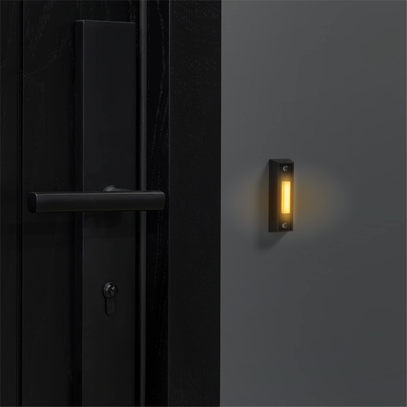 Newhouse Hardware BT4BL Doorbell Button, Black