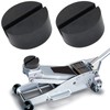 2Pcs Universal Trolley Floor Jack Rubber Pad Adapter Slotted Jacking