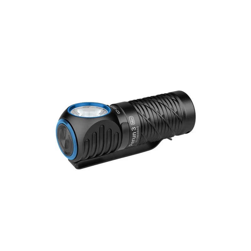 Olight Perun 3 Mini Black CW Headlamp & Flashlight, Red