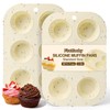 2 Pack Silicone Muffin Pan for Baking, Regular Size Nonstick