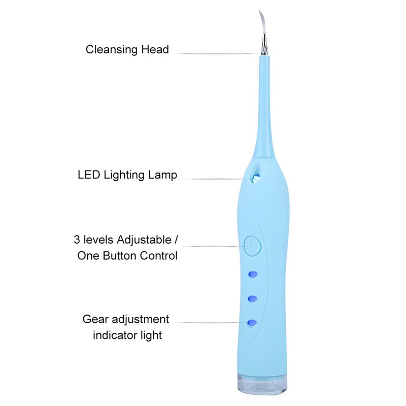 USB Electric Dental Scaler Calculus Vibration Plaque Tartar Removal Tooth