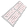 Keyboard Keycaps 129 Keys Pudding Transparent OEM Height PBT Two