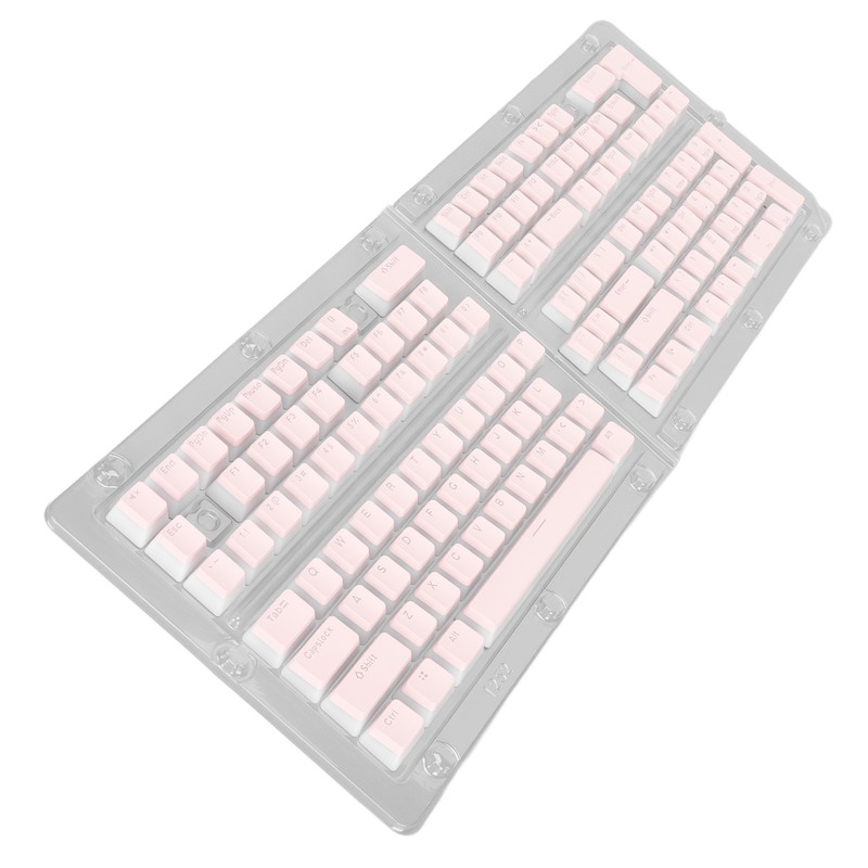Keyboard Keycaps 129 Keys Pudding Transparent OEM Height PBT Two