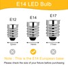 LFLAMPON E14 European Base LED Bulbs,E14 Light Bulb Warm White