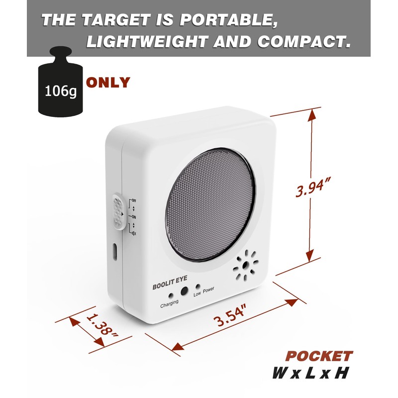 BOOLIT EYE Laser Training Target, Dry Fire Target Safely Dry