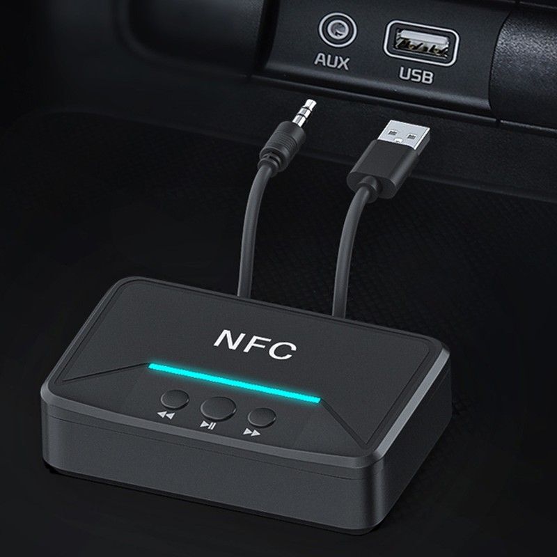 Desktop Bluetooth 5.0 Receiver NFC Wireless USB Audio for Speaker