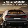 ISUNMEA Car Finger Light with Remote, Yellow Led Hand Gesture