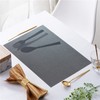 ASYOUWISH Set of 6 PVC Kitchen Table Place Mats, Non-Slip