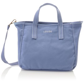 Peseg act0014 Women's Tote Bag, Canvas Partitions, Lightweight, Shoulder Strap Included, Attendance, Outings, Adults, OL, College Students, Moms, Fashionable, 20's, 30s, blue