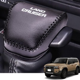 HUDIY (Hoody) Exclusive for Land Cruiser 250 Series Shift Knob Cover LAND CRUISER 250 Series (April 2024 to Present) Genuine Leather Material Shift Knob Cover Hybrid Interior Custom Parts Scratch