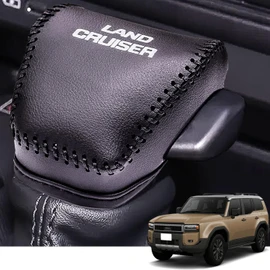 HUDIY (Hoody) Exclusive for Land Cruiser 250 Series Shift Knob Cover LAND CRUISER 250 Series (April 2024 to Present) Genuine Leather Material Shift Knob Cover Hybrid Interior Custom Parts Scratch