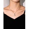 FANCIME Women's Necklace with Large Symbol Pendant Chain Made of