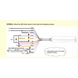 e2 15W AC LED Emergency Battery Backup Driver 100-347Vac
