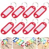 TOYMYTOY Name Badge Keychains, Red, Pack of 50