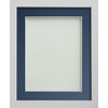 Frame Company Allington White A4 Frame With Blue Mount For