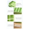 Ice Cube Trays, Large Capacity, Safety and Health, 21 PCS