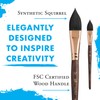 Princeton Artist Brush Neptune, Brushes for Watercolor Series 4750, Oval