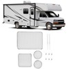 RV Furnace Vent Stainless Steel Mesh Screens Kit with Installation